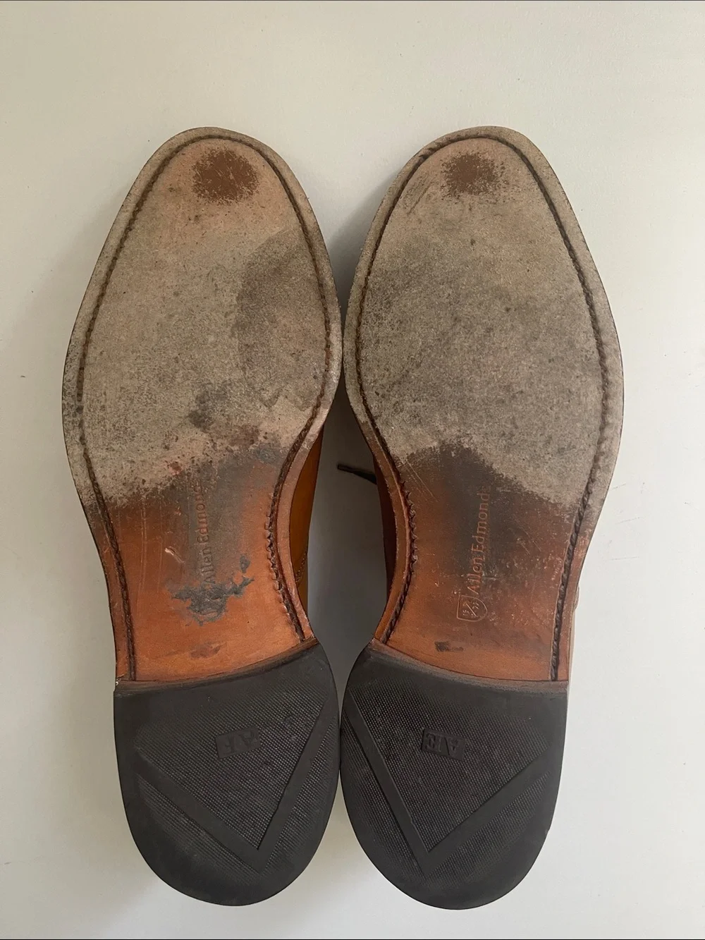 Allen Edmonds Carlyle Plain Toe Oxfords Size 7.5 D
